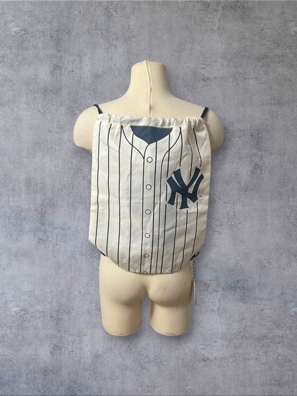 New York Yankees MLB Forever Collectibles Number 5 Drawstring Backpack - Picture 9 of 9